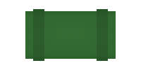 Green Bedroll item from Unturned