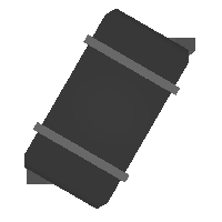 Black Dufflebag item from Unturned