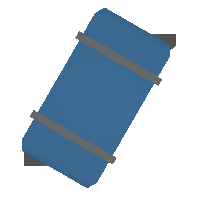 Blue Dufflebag item from Unturned