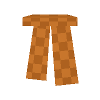 Orange Scarf item from Unturned