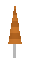 Orange Umbrella (Barricade) item from Unturned