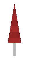 Red Umbrella (Barricade) item from Unturned